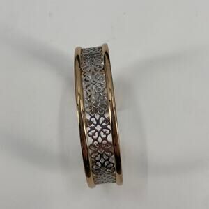 Mixed metal cuff bracelet